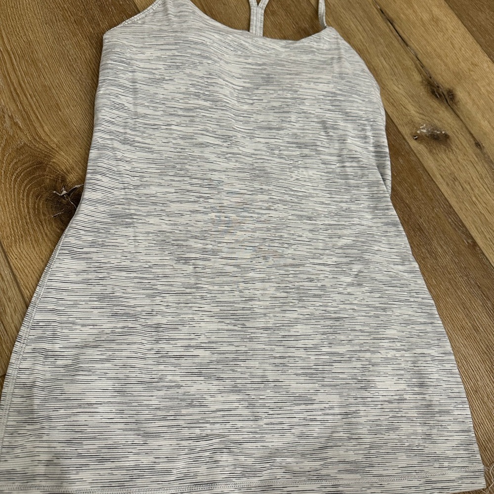 Lululemon Athletica Light Gray Tank Top